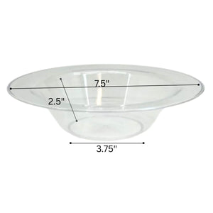 *JUMBO PACK* Magnificence Heavyweight 14oz Plastic Bowls Value Pack Clear