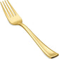 *BULK* Premium Extra Heavy Weight Plastic Gold Polished Forks