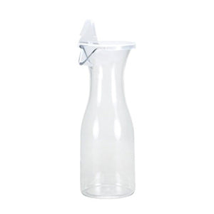 Lillian Carafe Juice Jar Beverage Decanter Acrylic 20 oz