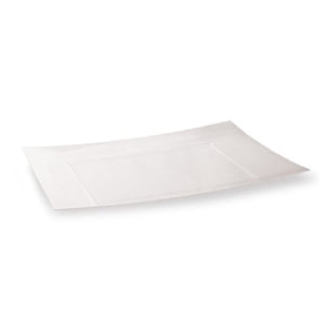 Lillian Tablesettings Serving Clear Tray, 12X18" Inches