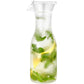Lillian Carafe Juice Jar Beverage Decanter Acrylic 40 oz