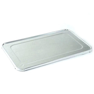 Large Disposable Aluminum Rectangular Foil Lid for Rack Roaster 17X12.5X3.19