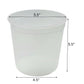 48oz Extra Strong Quality Plastic Deli Container with Lids