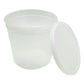 48oz Extra Strong Quality Plastic Deli Container with Lids