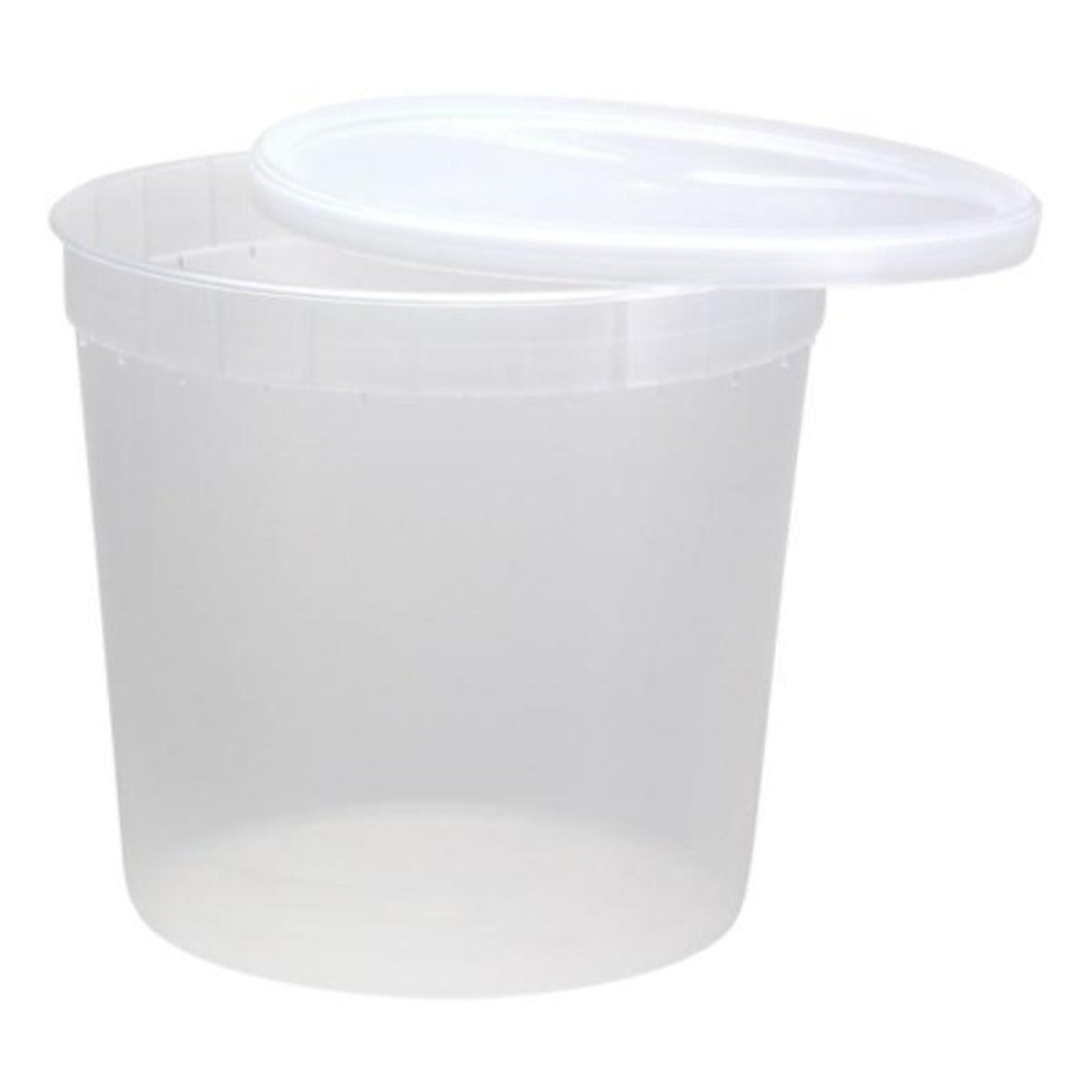 80 oz Extra Strong Quality Plastic Deli Container with Lids