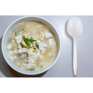 *BUY BULK* Medium Weight Soup spoon White