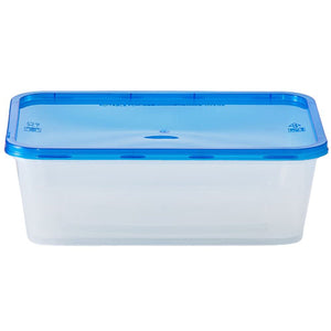 25 oz Light weight Containers With Lids Medium Rectangular Clear 4Count