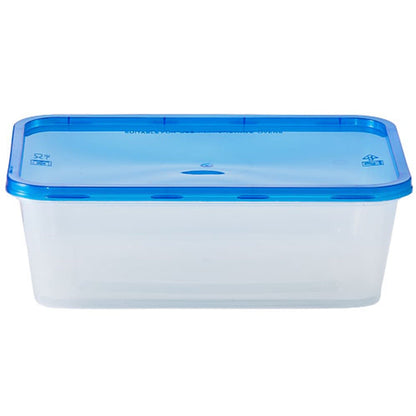 25 oz Light weight Containers With Lids Medium Rectangular Clear 4Count