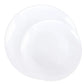 *BUY BULK* Organic Collection White Dinner Disposable Plastic Dinner Tableware COMBO Set