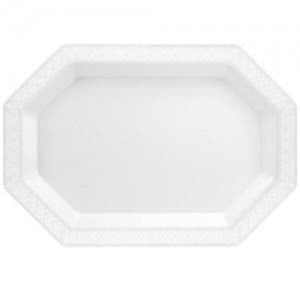Pearl Lacetagon Heavy Weight Tray 9''X13'' Half Size