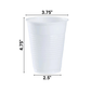White Co-Ex Plastic Cup 18 oz