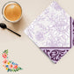 Purple Petal Pride Disposable Lunch Paper Napkins 20CT