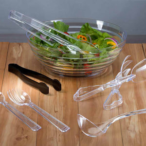 Clear Plastic Serving Spoon 10"