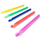 Neon Disposable Plastic Straws for Smoothie Cups Spoon Style 10"