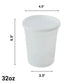 *WHOLESALE* 32oz. Heavy Duty Deli Containers with Lids | 240ct/case
