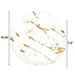 *BUY BULK* Gold Stroke White s Disposable Plastic Dinner Tableware COMBO Set