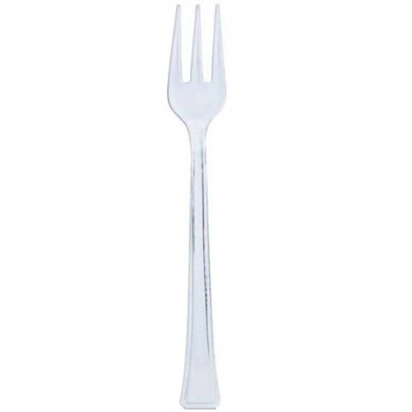 Mini Plastic Clear Forks