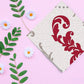 Wine Fleur-de-lis Disposable Lunch Paper Napkins 20CT