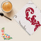 Wine Fleur-de-lis Disposable Lunch Paper Napkins 20CT