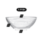 2.25 Quart Bowl Ringed 9.5 inch Extra heavy wight