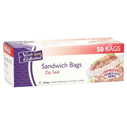 Zip Seal Sandwich Bags