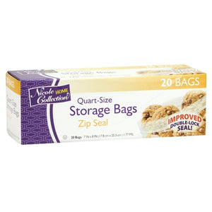 Zip Seal Storage Quart Size Bags