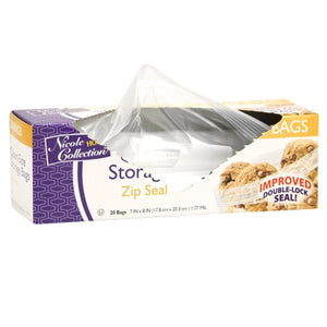 Zip Seal Storage Quart Size Bags