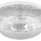 *WHOLESALE* 7" Clear Dome Lids for Aluminum Round Pan | 500 ct.
