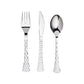 *BUY BULK* Organic Collection  White Disposable Plastic Dinner Tableware COMBO Set