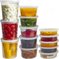 *BUY BULK* Heavy Duty Deli Food Storage Containers with Lids 16oz