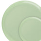 The Edge Collection 6.3"Mint Green Round B&B Plastic Plates