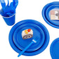 *BUY BULK* Hanna K. Signature Disposable 10" Blue Plastic Plates