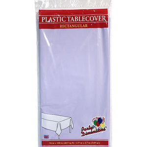 Tablecover Plastic Lavender Rectangular 54'' X 108''