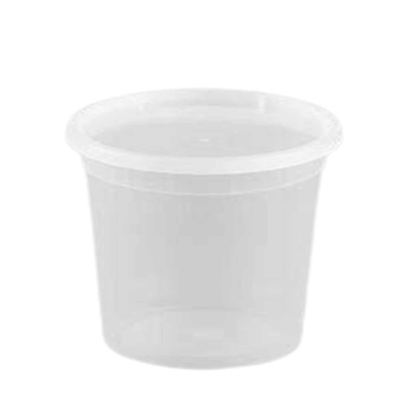 25 oz Light Weight Food Storage Container Round Clear