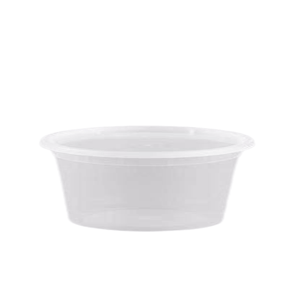 10oz Light Weight Food Storage Containers With Lids Clear