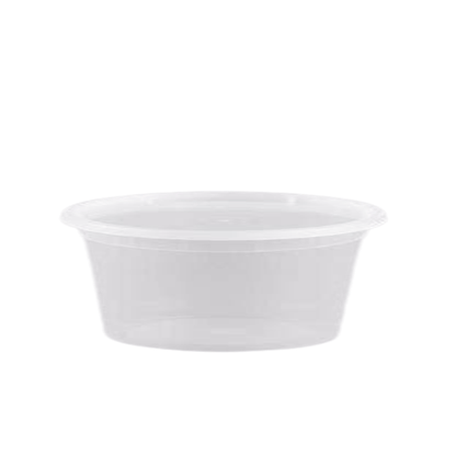 10oz Light Weight Food Storage Containers With Lids Clear