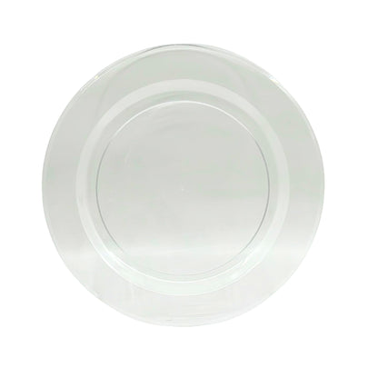 *JUMBO PACK* Magnificence Heavy weight 7.5" Plastic Salad Plate Value pack Clear