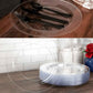 *JUMBO PACK* Magnificence Heavy weight 7.5" Plastic Salad Plate Value pack Clear