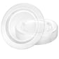 *JUMBO PACK* Magnificence Heavy weight 7.5" Plastic Salad Plate Value pack Clear