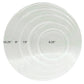 *JUMBO PACK* Magnificence Heavy weight 7.5" Plastic Salad Plate Value pack Clear