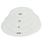 *JUMBO PACK* Magnificence Heavy weight 7.5" Plastic Salad Plate Value pack Clear