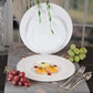 JUMBO PACK* Magnificence Heavy weight 10.25" Plastic Dinner Plate Value pack Pearl White