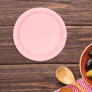 *BUY BULK* Hanna K. Signature 9" Plastic Pink Plates