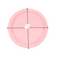 *BUY BULK* Hanna K. Signature 7" Plastic Pink Plate