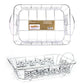 Hanna K. Signature Elements Decorative Disposable Aluminum Pan Holder Roaster