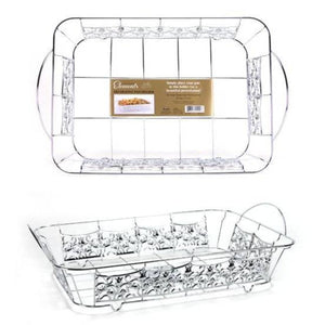 Hanna K. Signature Elements Decorative Disposable Aluminum Pan Holder Roaster