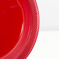 *BUY BULK* Hanna K. Signature 10" Plastic Red Plate