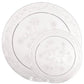 *BUY BULK* D'VINE Collection Elegant Clear Disposable Plastic Dinner Tableware COMBO Set