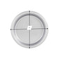 *BUY BULK* Hanna K. Signature Plastic Plates Silver 7"