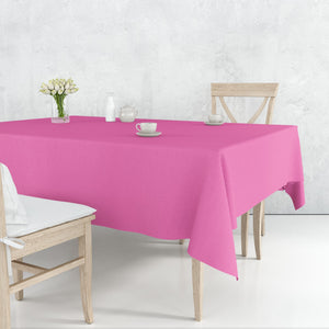 Tablecover Plastic Hot Pink Rectangular 54'' X 108''